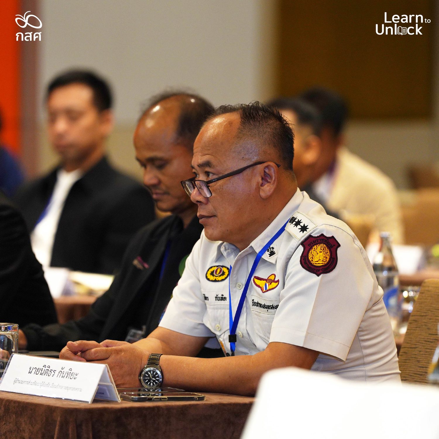 เจ้าหน้าที่กรมราชทัณฑ์ร่วมรับฟังการเสวนา